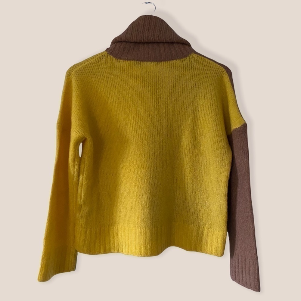 Brave Soul Sweater XS Color Block Cowl - Picture 4 of 7